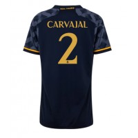 Billiga Real Madrid Daniel Carvajal #2 Borta fotbollskläder Dam 2023-24 Kortärmad